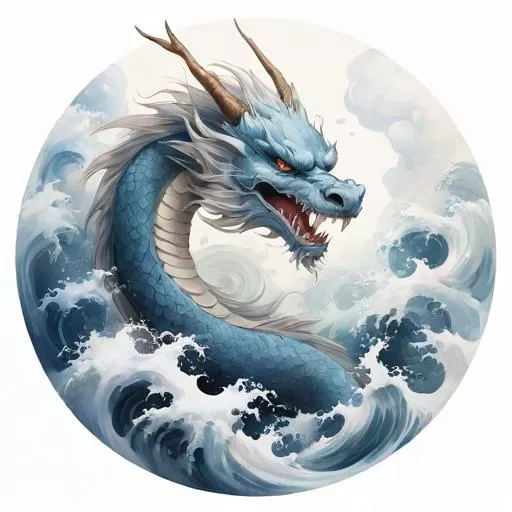 属龙的今日运势运程水墨：属龙的今日运势运程水墨图